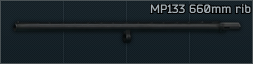MP-133 12ga 660mm barrel with rib