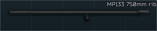 MP-133 12ga 750mm barrel with rib