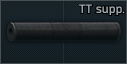 TT 7.62x25 makeshift sound suppressor