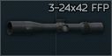 March Tactical 3-24x42 FFP 30mm riflescope