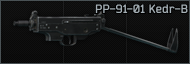 PP-91-01 Kedr-B 9x18PM submachine gun