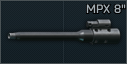 MPX 9x19 8 inch barrel