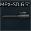 MPX-SD 9x19 6.5 inch ported barrel