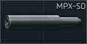 MPX-SD 9x19 integrated sound suppressor