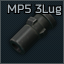 HK MP5 3-lug muzzle adapter