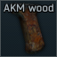 AKM wooden pistol grip