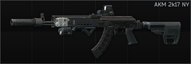 Kalashnikov AKM 7.62x39 assault rifle 2k17 NY