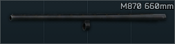 M870 12ga 660mm vent rib barrel