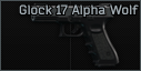 Glock 17 9x19 pistol Alpha Wolf