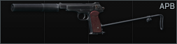 Stechkin APB 9x18PM silenced machine pistol Default
