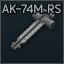 AK-74M rear sight