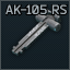 AK-105 rear sight