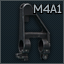 M4A1 front sight with gas block
