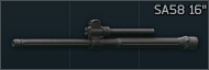 SA58 7.62x51 16 inch barrel