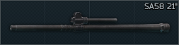 SA58 7.62x51 21 inch barrel