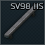 SV-98 sound suppressor heat shield