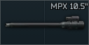 MPX 9x19 10.5 inch barrel