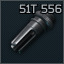 AR-15 AAC Blackout 51T 5.56x45 flash hider