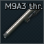 M9A3 9x19 127mm threaded barrel