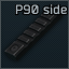 FN P90 upper receiver side rail