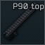 FN P90 upper receiver top rail