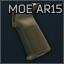 AR-15 Magpul MOE pistol grip (FDE)