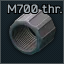 M700 stainless steel thread protector