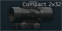 Monstrum Tactical Compact Prism Scope 2x32