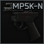 HK MP5K 9x19 submachine gun