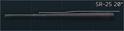 SR-25 7.62x51 20 inch barrel