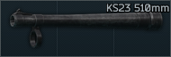 KS-23 23x75 510mm barrel
