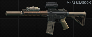 Colt M4A1 5.56x45 assault rifle USASOC-I