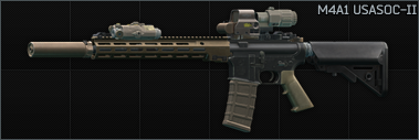 Colt M4A1 5.56x45 assault rifle USASOC-II