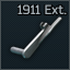 M1911A1 Wilson Extended slide stop