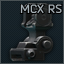 MCX flip-up rear sight