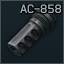 SilencerCo AC-858 ASR .338 LM muzzle brake