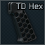 AR-15 Tactical Dynamics Hexgrip pistol grip