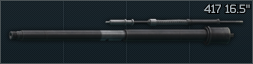 HK417 7.62x51 16.5 inch barrel