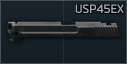 HK USP Expert .45 ACP pistol slide