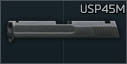 HK USP Match .45 ACP pistol slide