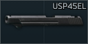 HK USP Elite .45 ACP pistol slide
