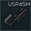 HK USP .45 ACP Match compensator
