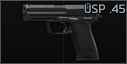 HK USP .45 ACP pistol Default