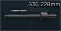 HK G36 5.56x45 228mm barrel