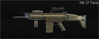 FN SCAR-H 7.62x51 assault rifle (FDE) Face