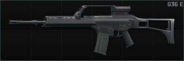 HK G36 5.56x45 assault rifle E