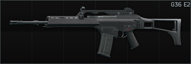 HK G36 5.56x45 assault rifle E2