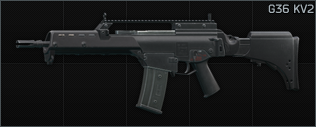 HK G36 5.56x45 assault rifle KV2