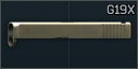 Glock 19X pistol slide