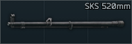 SKS 7.62x39 520mm barrel